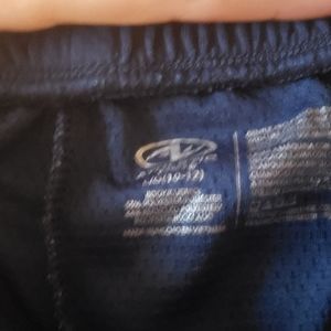Navy blue sports shorts